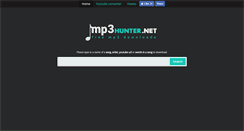 Desktop Screenshot of mp3hunter.net