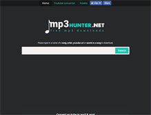 Tablet Screenshot of mp3hunter.net